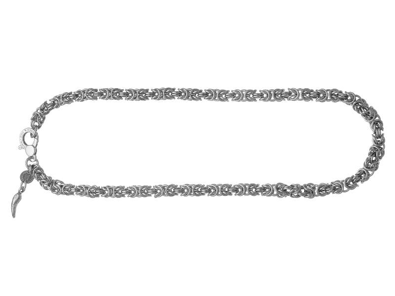 SILVER NECKLACE SMALL BIZANTINA GIOVANNI RASPINI 07403